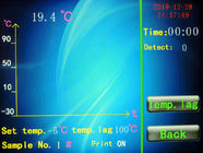 Тестер горячей точки чашки низкотемпературного 8in анализа масла ASTM D3828 экрана оборудования для испытаний закрытый