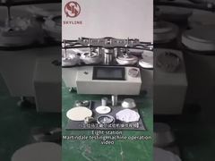 4 Испытательная станция SATRA TM31 Мартиндейл абразионный тестер с 44мм абразионными головками