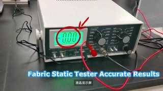 Статический тестер ткани EN 1149 EN 1149-2 AATCC 76