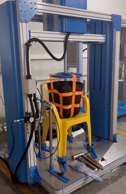 BIFMA Indoor Chair 136kg Seat Impact Testing Machine/Пластиковый стул для испытания долговечности при ударе