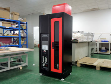 IEC 60332-1-1 1 KW одиночное испытательное оборудование определения температуры воспламенения изолированного провода и кабеля вертикальное
