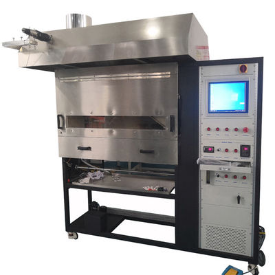 Купить Прибор панели настила тестера воспламеняемости строительных материалов АСТМ Э648 излучающий Производство в сети