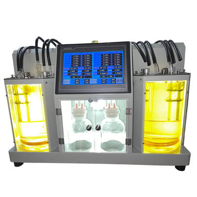 ASTM D445 2 ванны Лабораторный инструмент по испытанию вязкости Автоматический кинематический тестер вязкости Автоматический анализатор вязкости