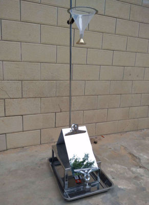 Хорошая цена AATCC42 Пробивающий тест на проникновение ткани с высотой конуса 610 мм 335x285x1080 мм онлайн